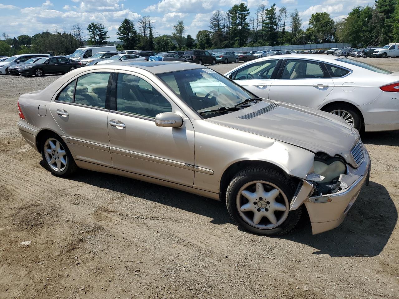 2003 Mercedes-benz C 320 Gold vin: WDBRF64J73F318774