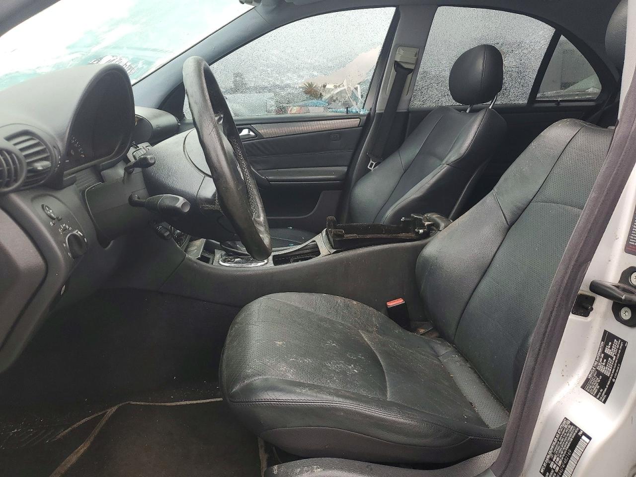 2004 Mercedes-benz C 320 Silver vin: WDBRF64J74F482169
