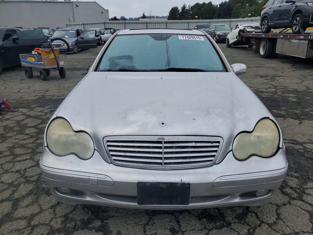 2004 Mercedes-benz C 320 Silver vin: WDBRF64J74F482169