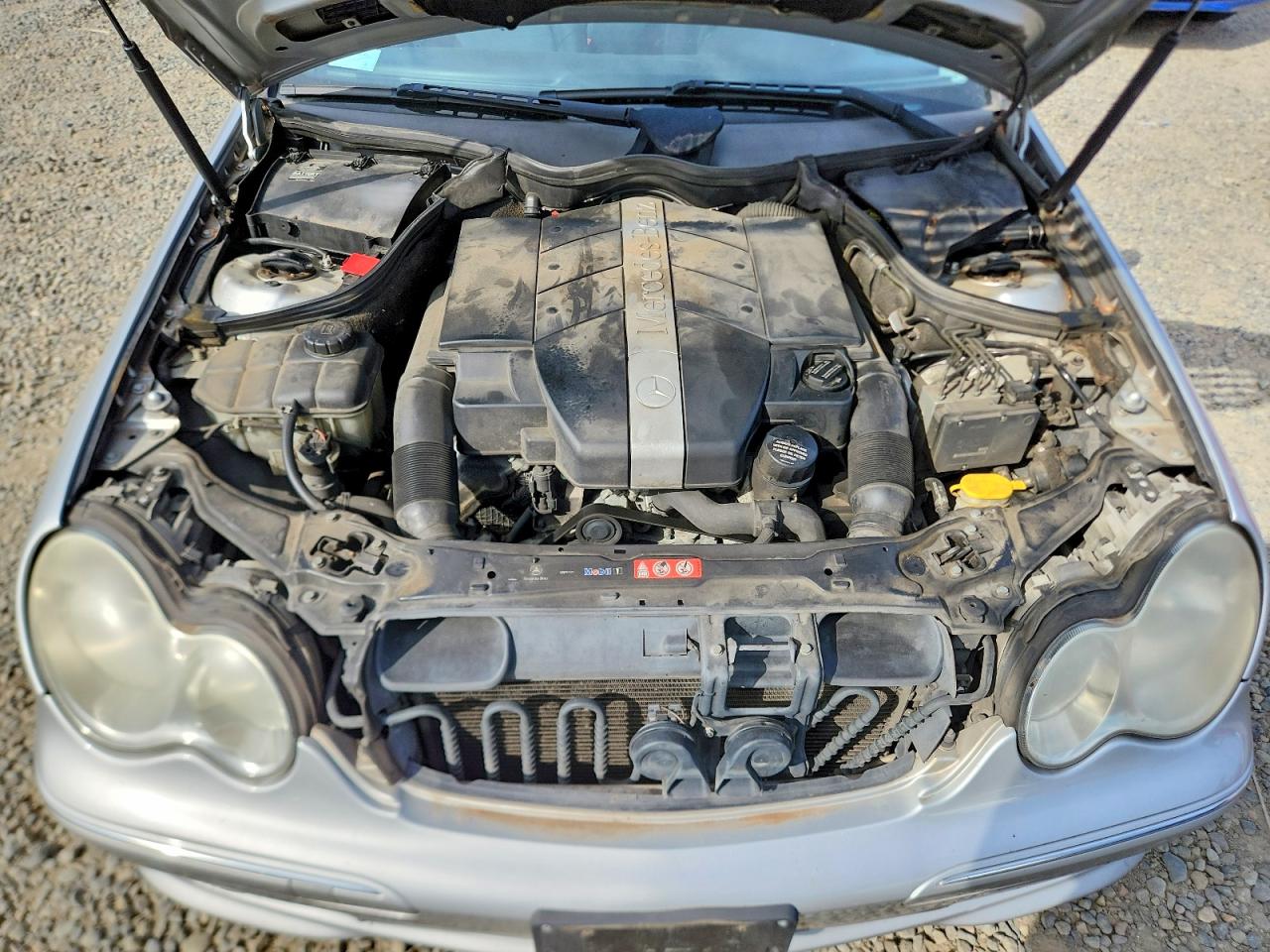 2005 Mercedes-benz C 320 Silver vin: WDBRF64J75F595248