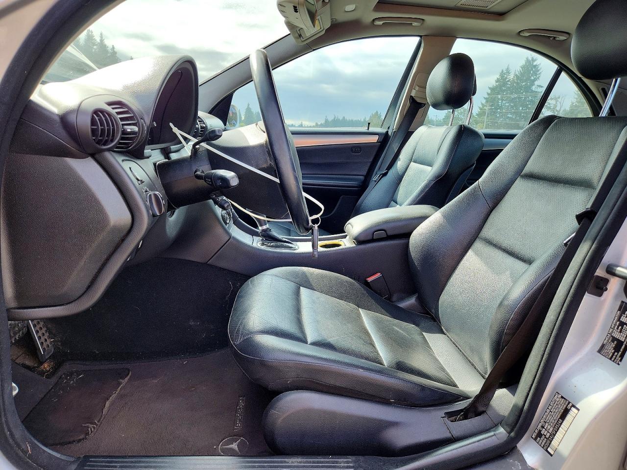 2005 Mercedes-benz C 320 Silver vin: WDBRF64J75F595248