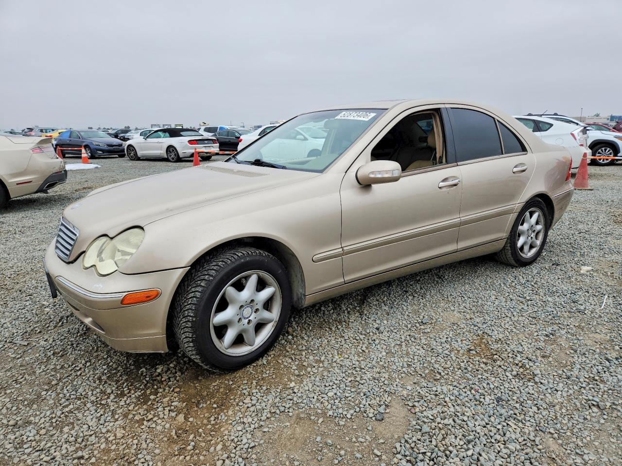 2001 Mercedes-benz C 320 Gold vin: WDBRF64J81F021946