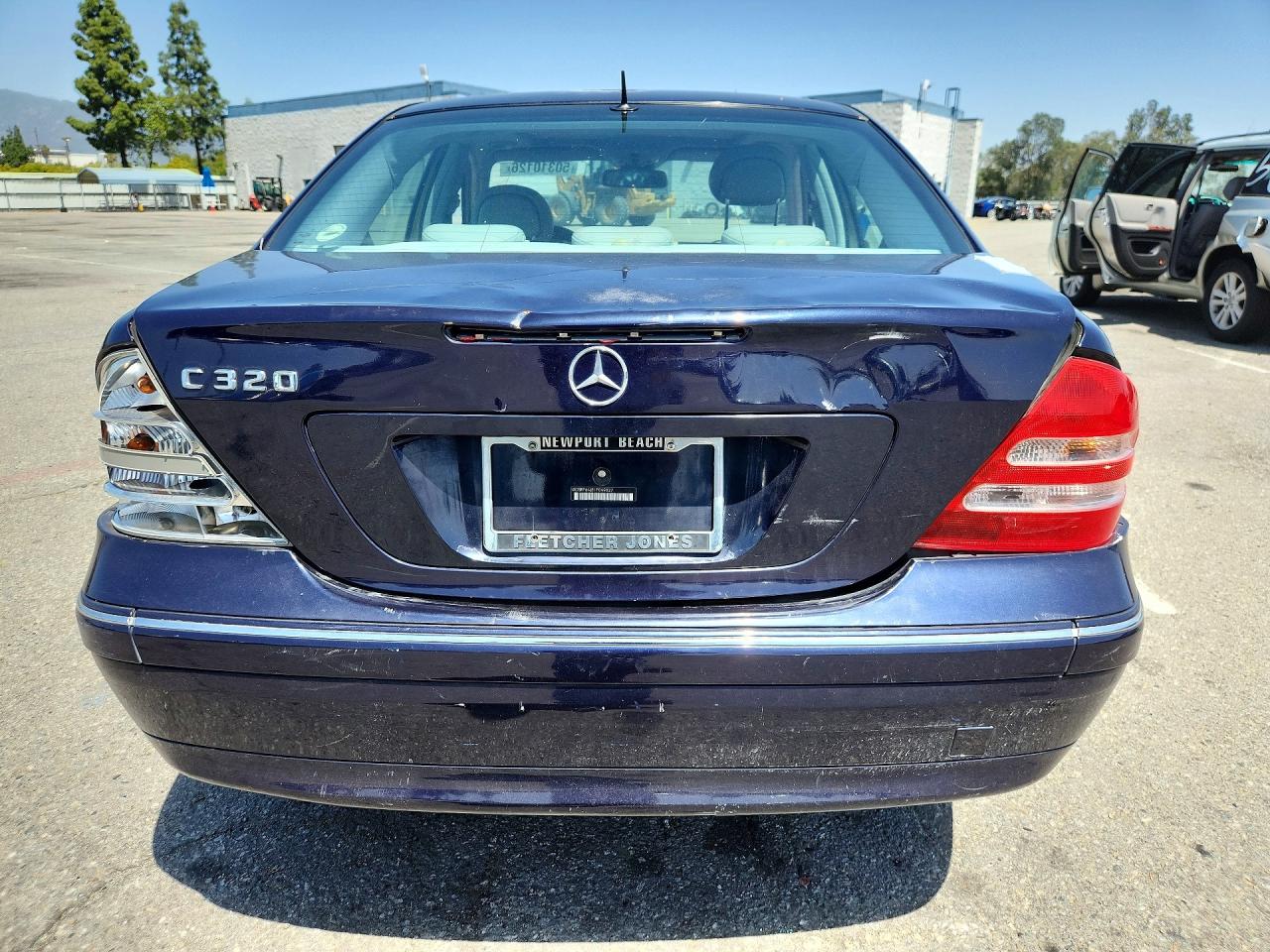 2001 Mercedes-benz C 320 Blue vin: WDBRF64J81F049827