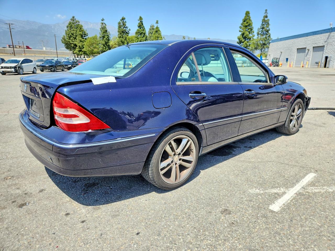 2001 Mercedes-benz C 320 Blue vin: WDBRF64J81F049827