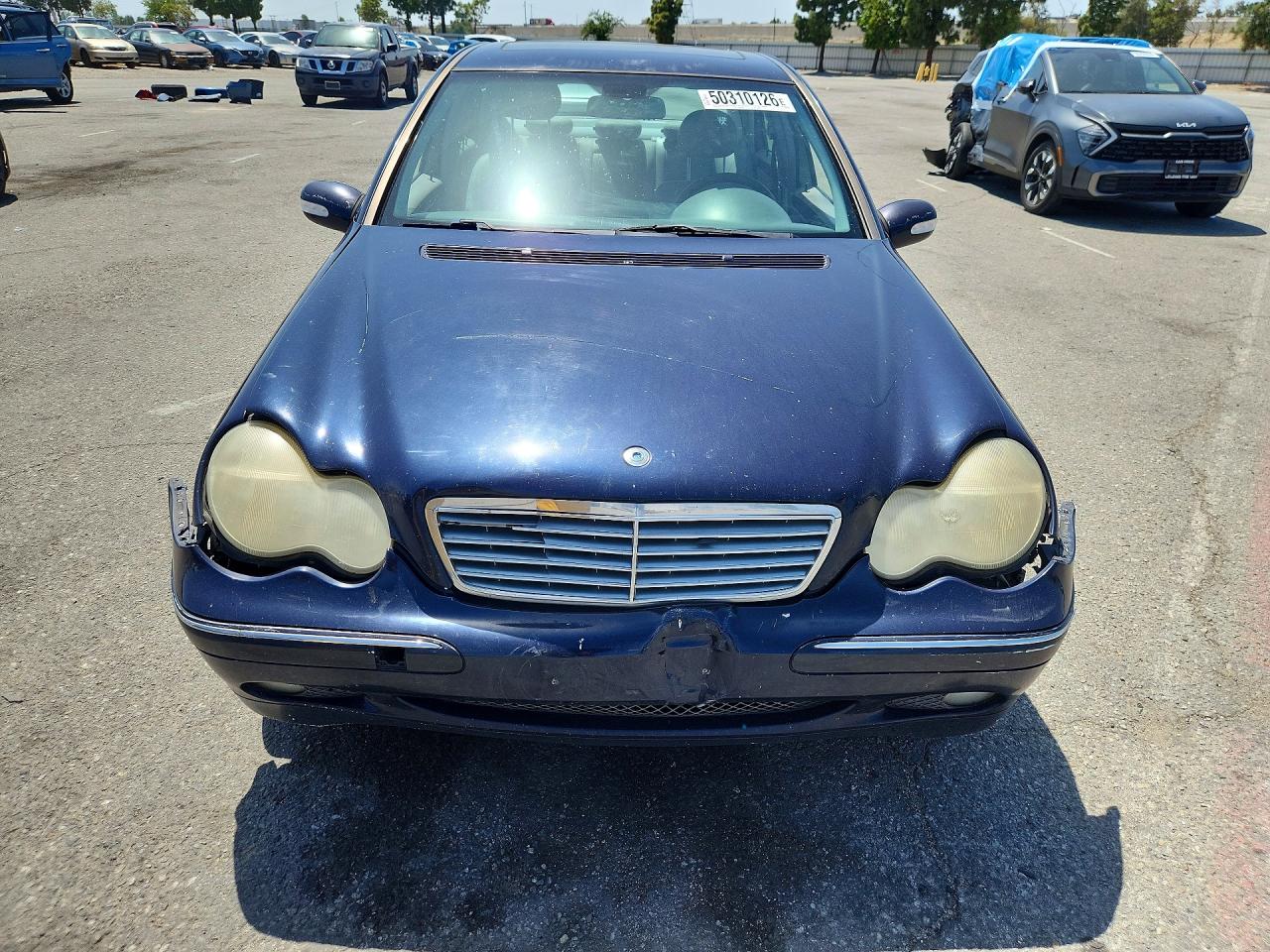 2001 Mercedes-benz C 320 Blue vin: WDBRF64J81F049827