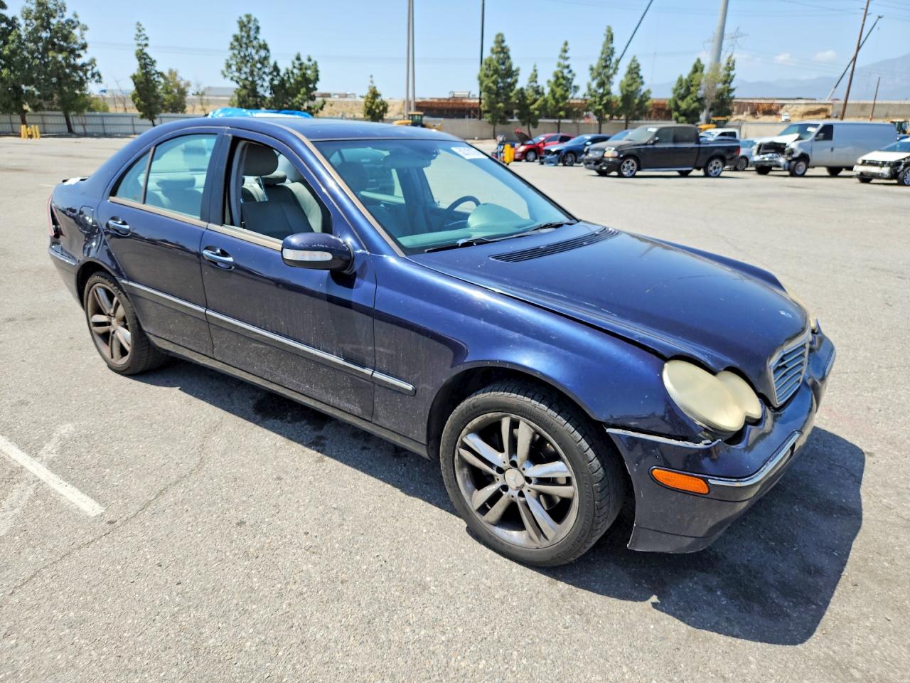 2001 Mercedes-benz C 320 Blue vin: WDBRF64J81F049827