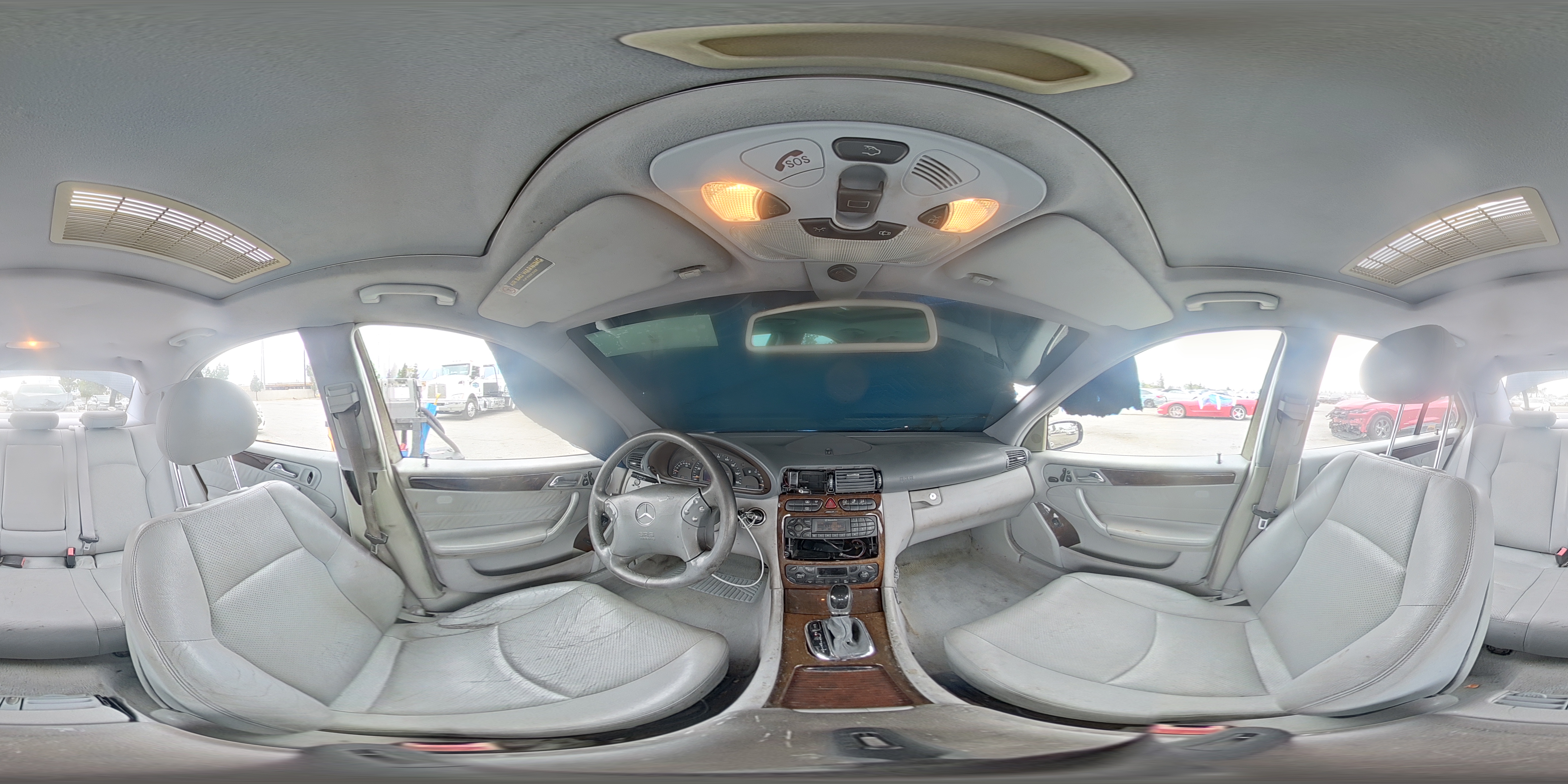 2001 Mercedes-benz C 320 Blue vin: WDBRF64J81F049827