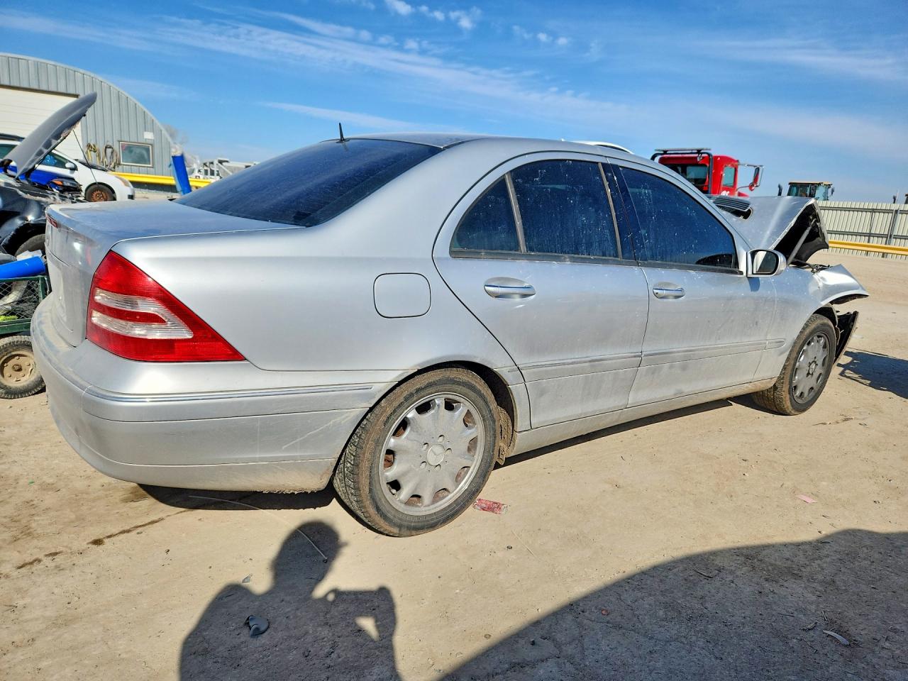 2001 Mercedes-benz C 320 Silver vin: WDBRF64J81F101991
