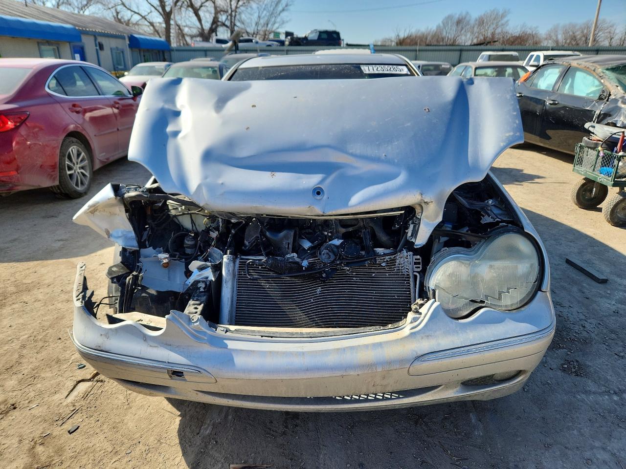 2001 Mercedes-benz C 320 Silver vin: WDBRF64J81F101991