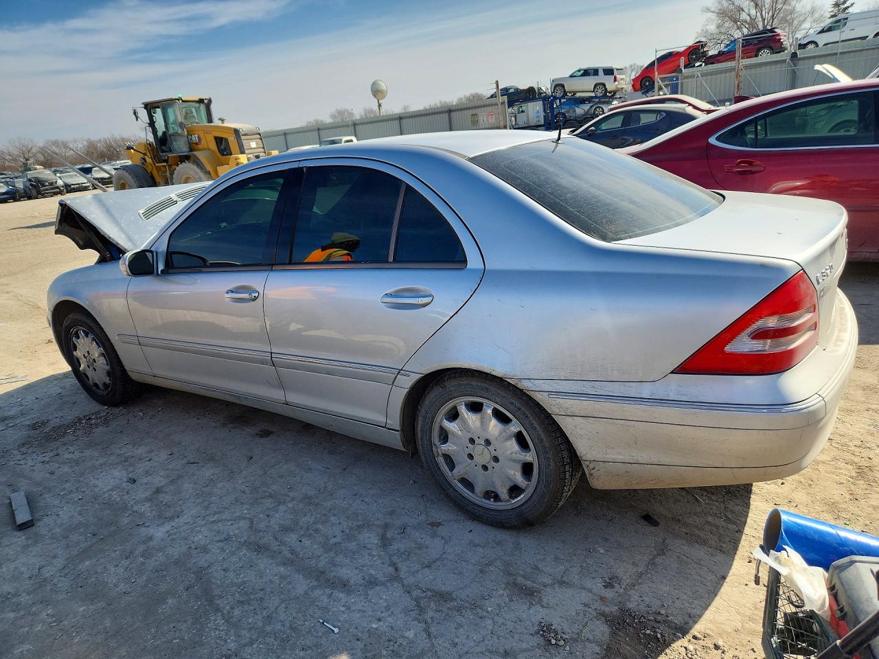 2001 Mercedes-benz C 320 Silver vin: WDBRF64J81F101991
