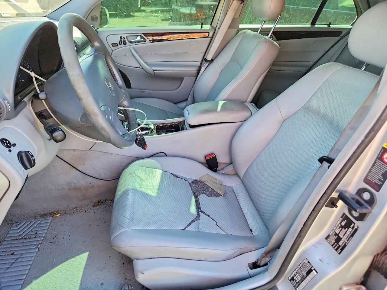 2001 Mercedes-benz C 320 Silver vin: WDBRF64J81F101991