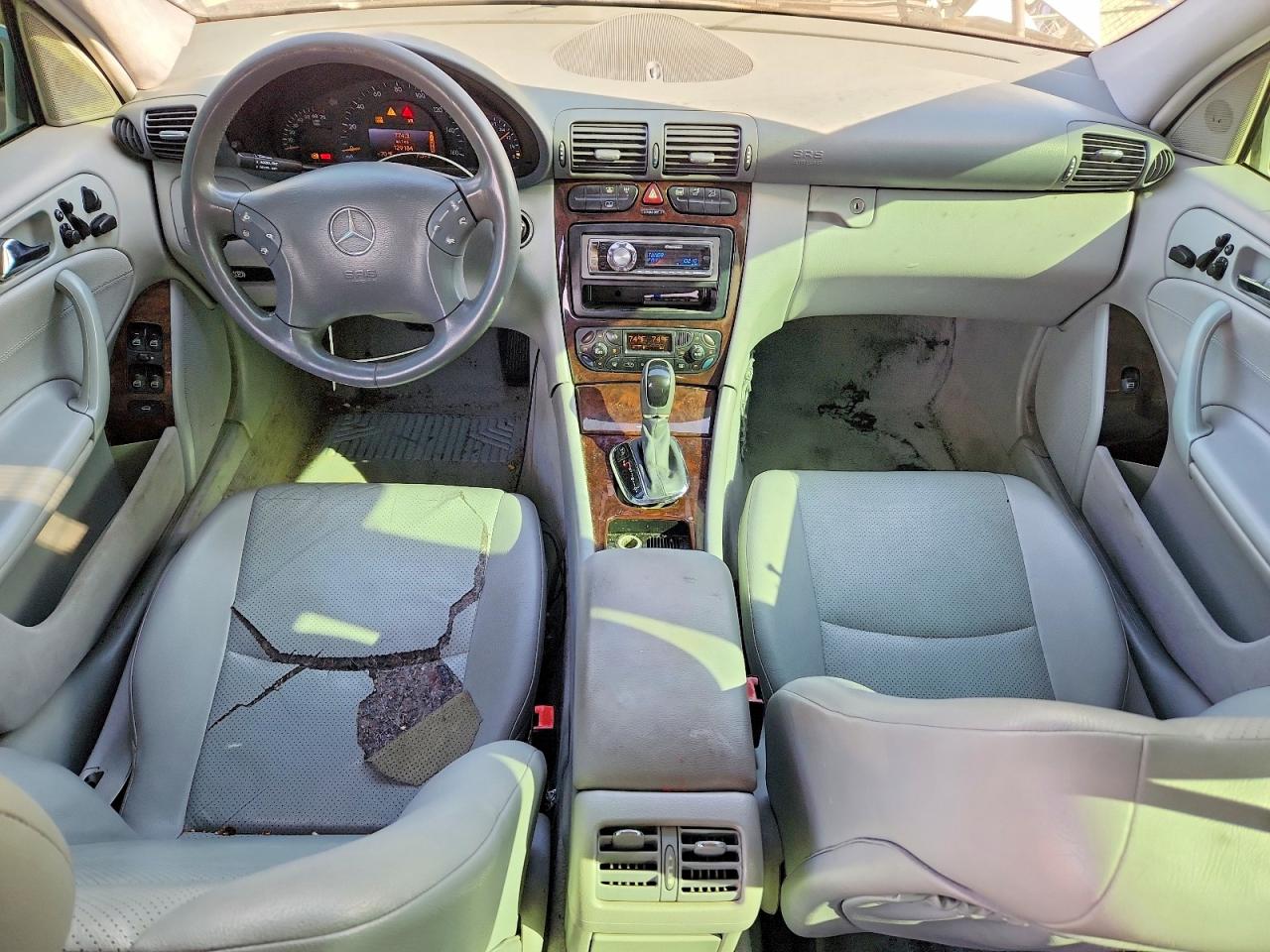 2001 Mercedes-benz C 320 Silver vin: WDBRF64J81F101991