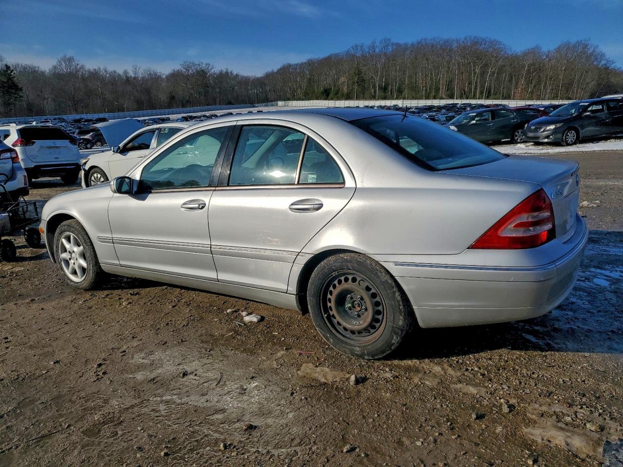 2001 Mercedes-benz C 320 Silver vin: WDBRF64J81F110383