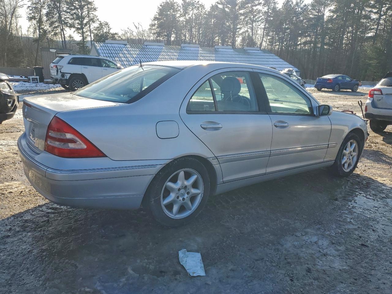 2001 Mercedes-benz C 320 Silver vin: WDBRF64J81F110383