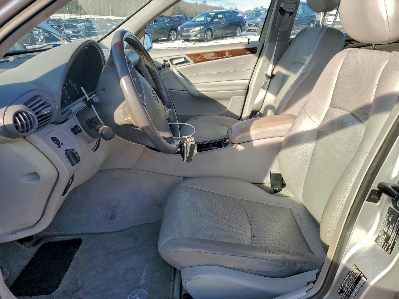 2001 Mercedes-benz C 320 Silver vin: WDBRF64J81F110383