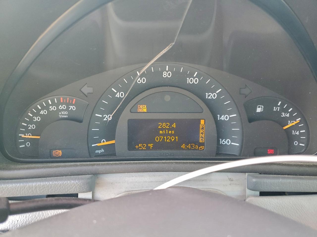 2001 Mercedes-benz C 320 Silver vin: WDBRF64J81F110383