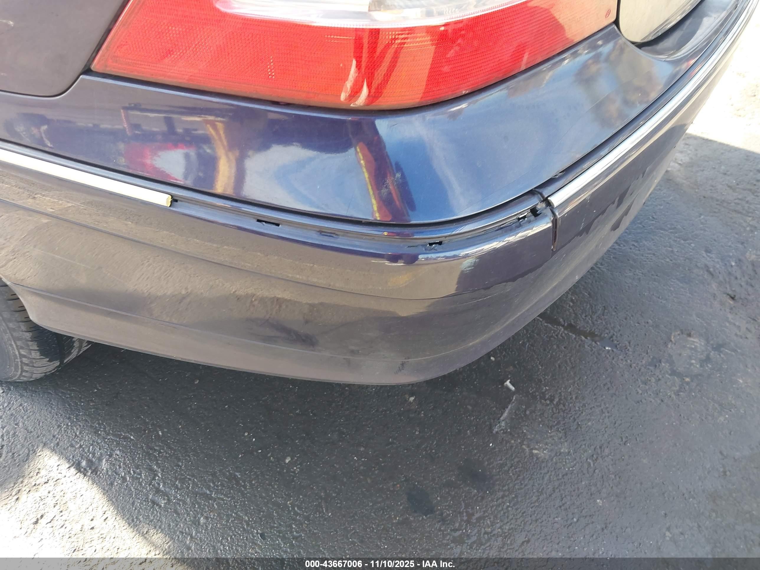 2001 Mercedes-benz C 320   Purple vin: WDBRF64J91F015055