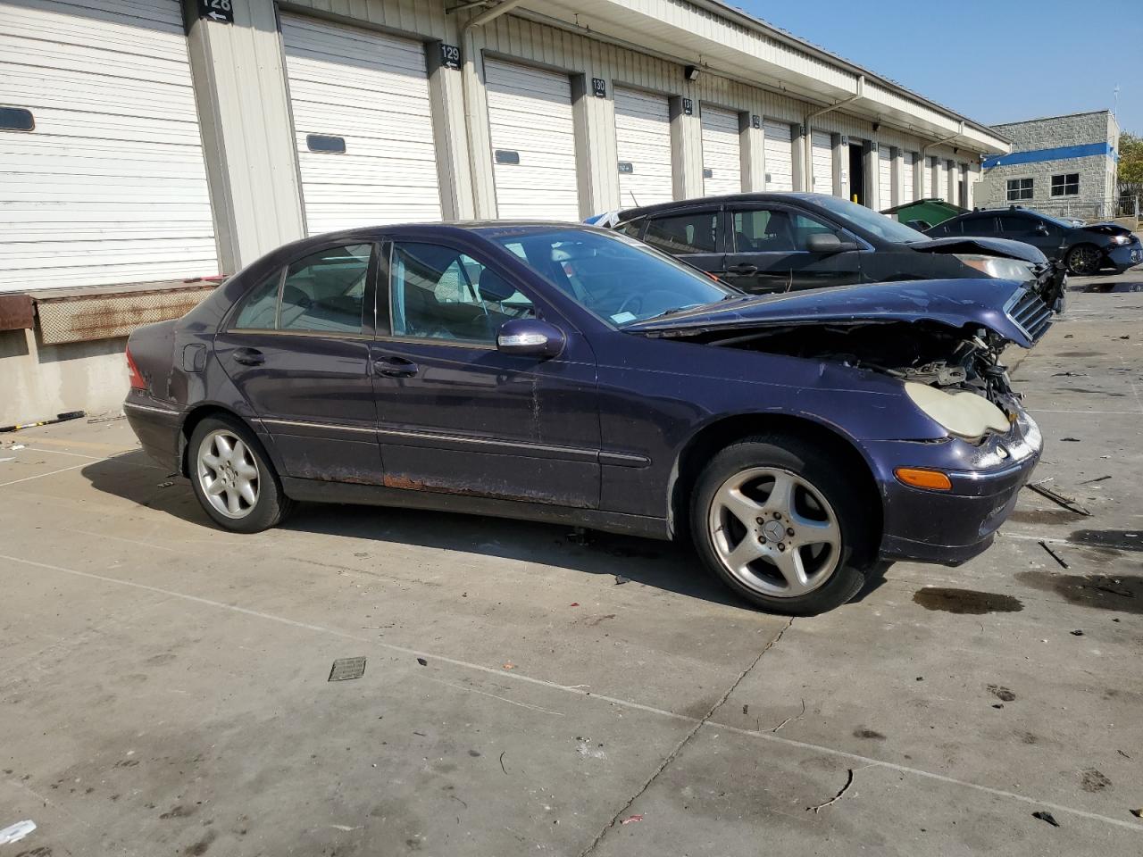 2001 Mercedes-benz C 320 Blue vin: WDBRF64J91F015234