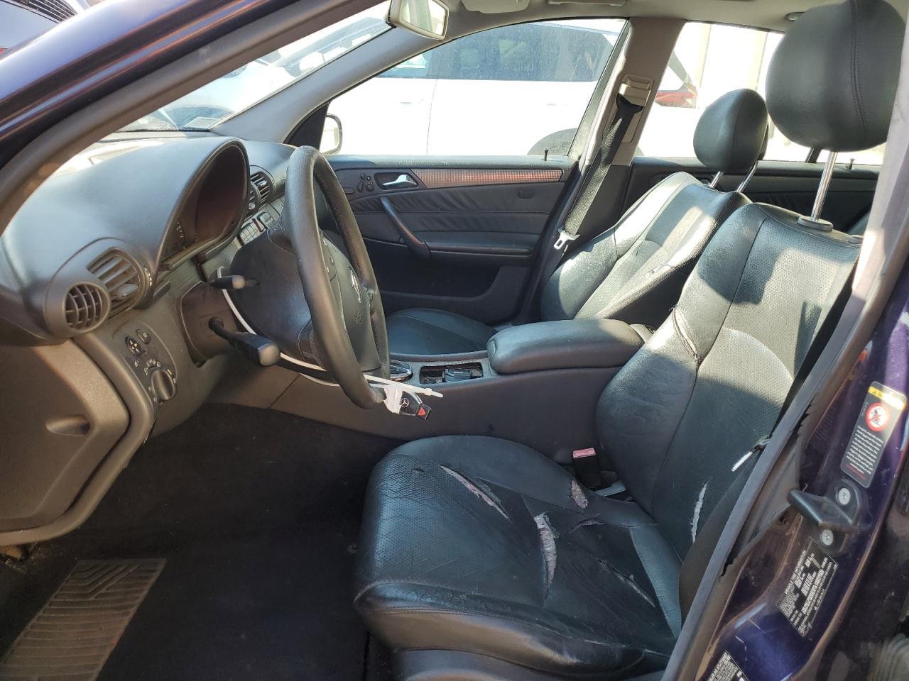 2001 Mercedes-benz C 320 Blue vin: WDBRF64J91F015234