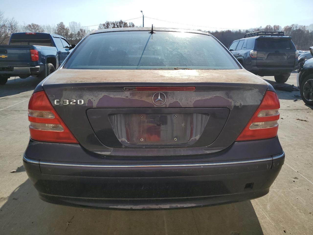 2001 Mercedes-benz C 320 Blue vin: WDBRF64J91F015234