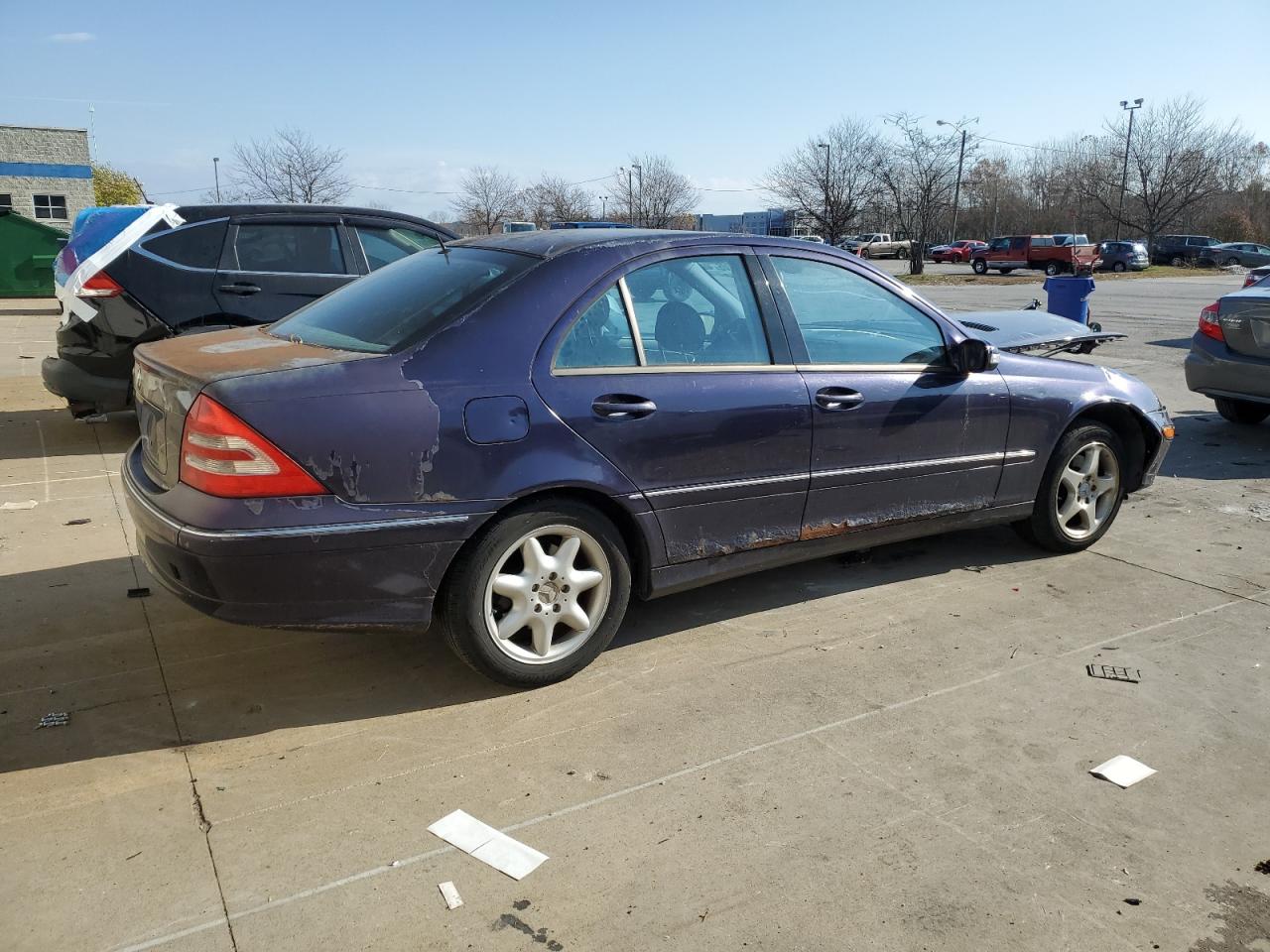 2001 Mercedes-benz C 320 Blue vin: WDBRF64J91F015234
