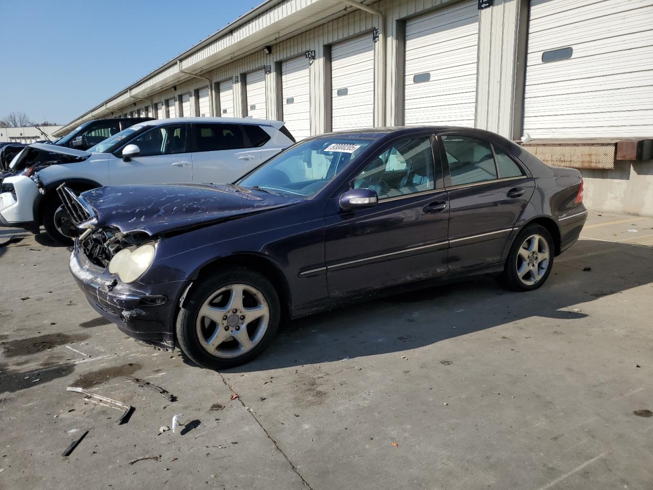 2001 Mercedes-benz C 320 Blue vin: WDBRF64J91F015234