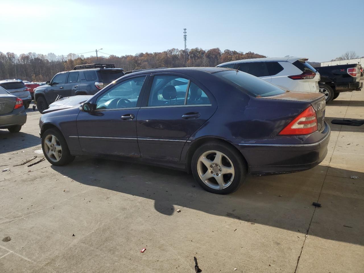2001 Mercedes-benz C 320 Blue vin: WDBRF64J91F015234