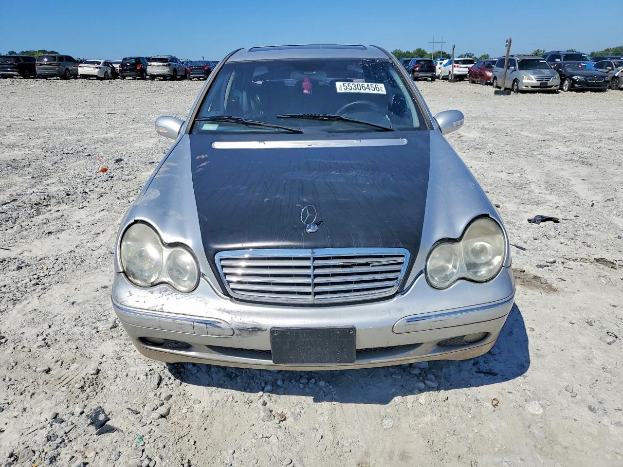 2001 Mercedes-benz C 320 Silver vin: WDBRF64J91F051571