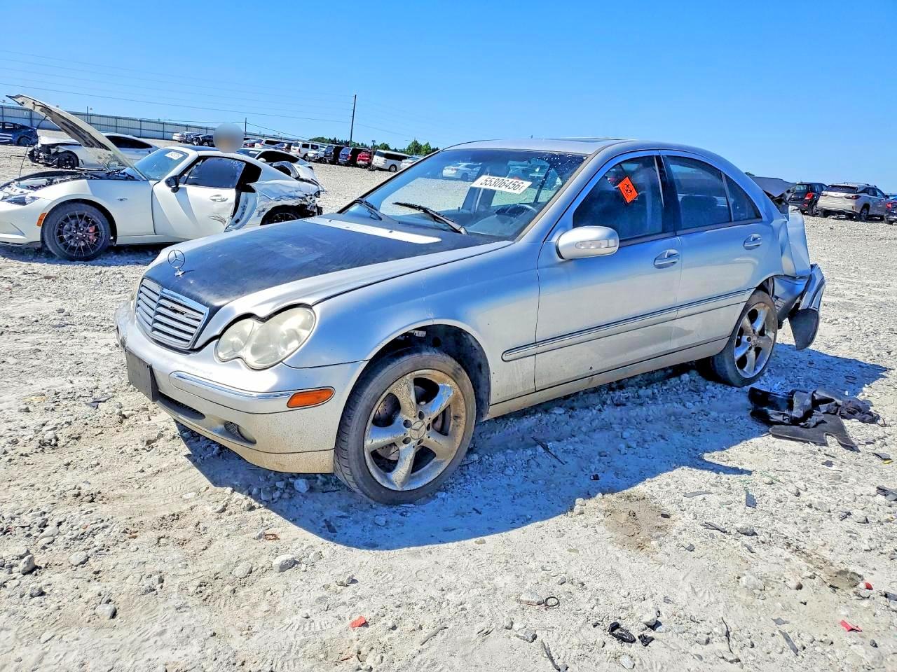 2001 Mercedes-benz C 320 Silver vin: WDBRF64J91F051571