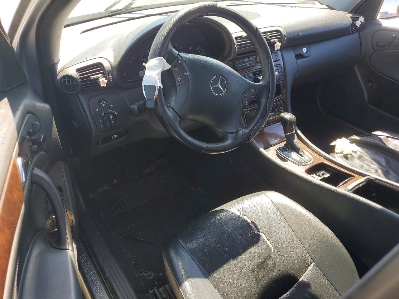 2001 Mercedes-benz C 320 Silver vin: WDBRF64J91F051571