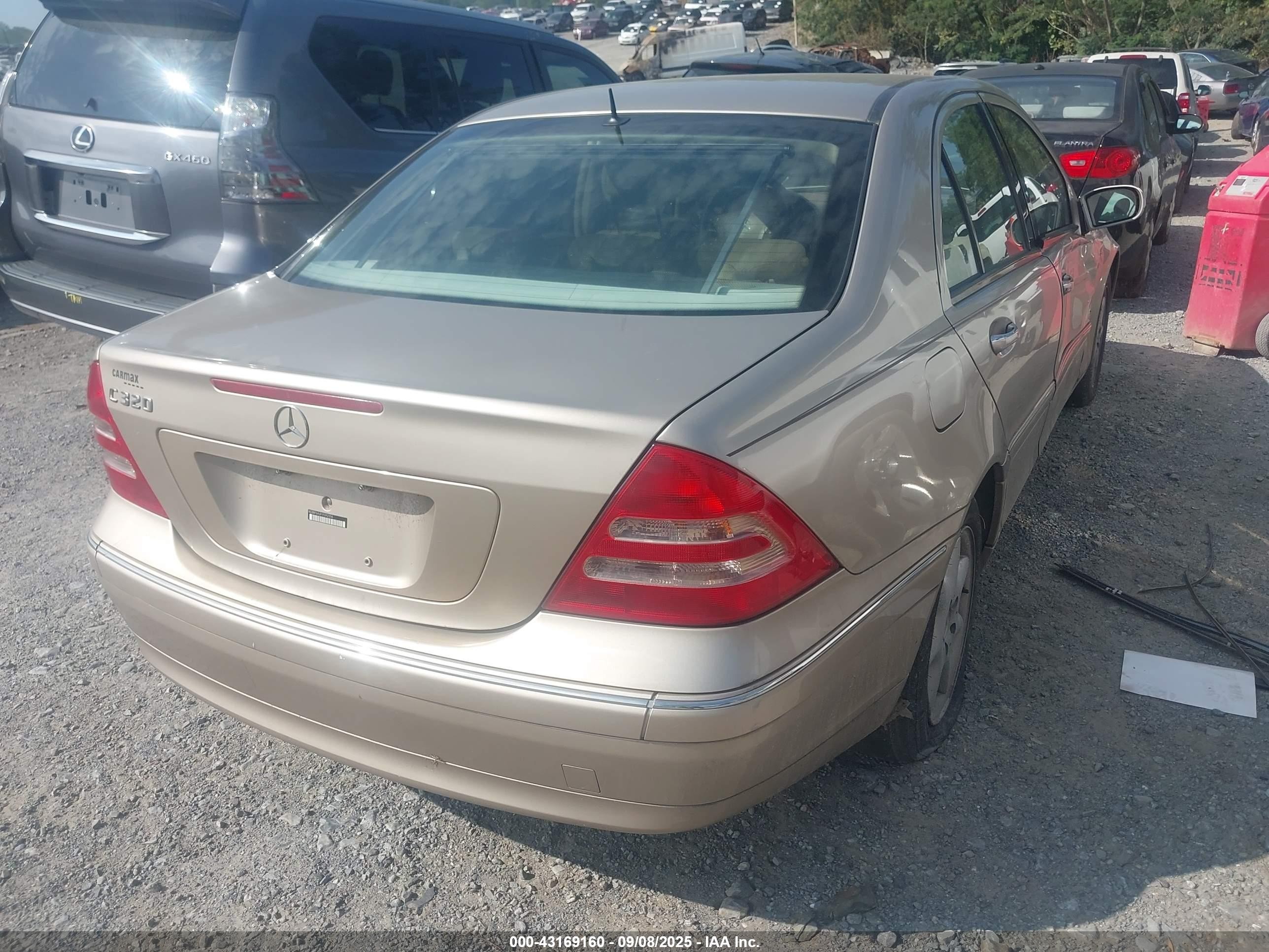 2001 Mercedes-benz C 320   Tan vin: WDBRF64J91F092556