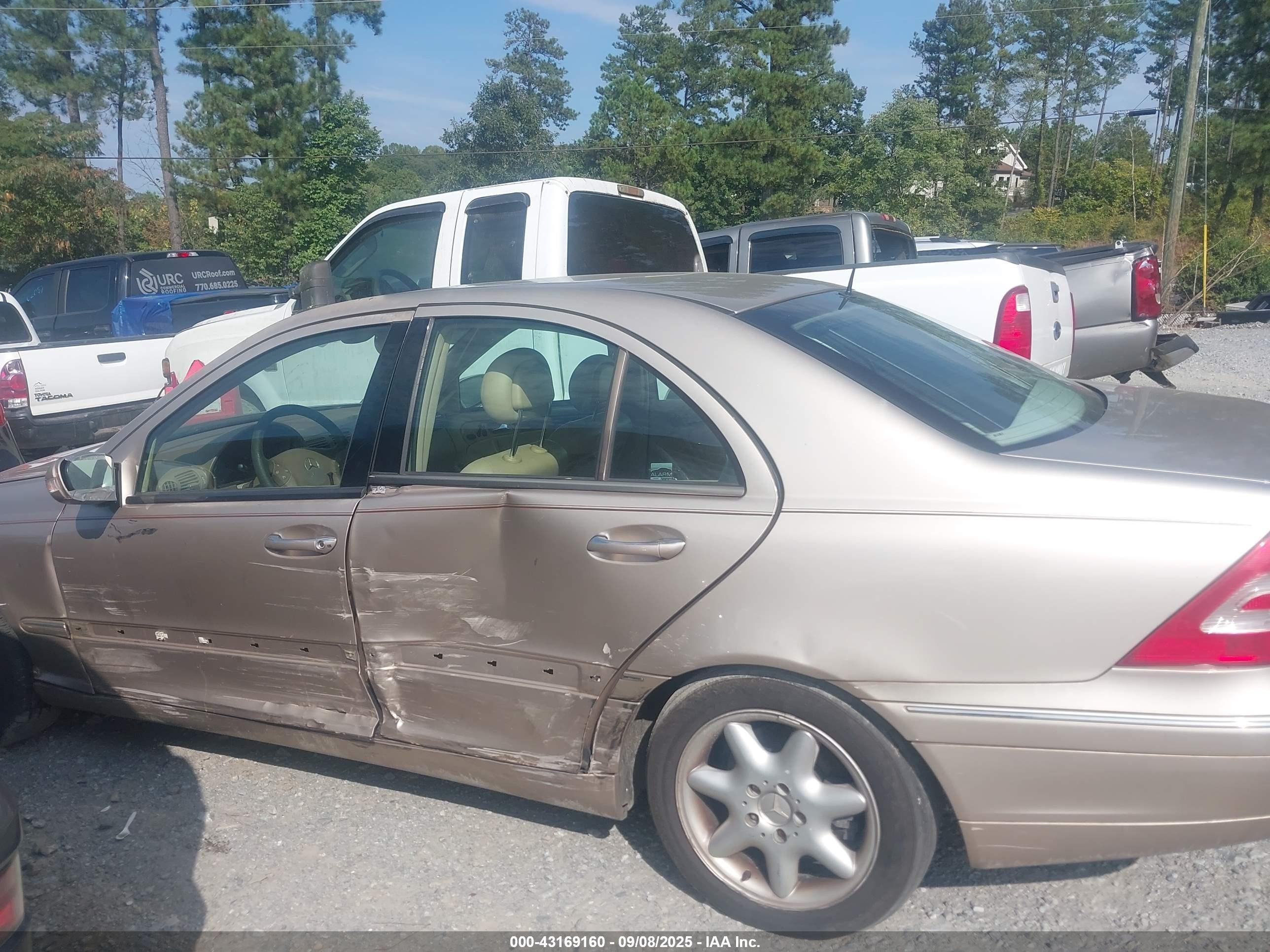 2001 Mercedes-benz C 320   Tan vin: WDBRF64J91F092556