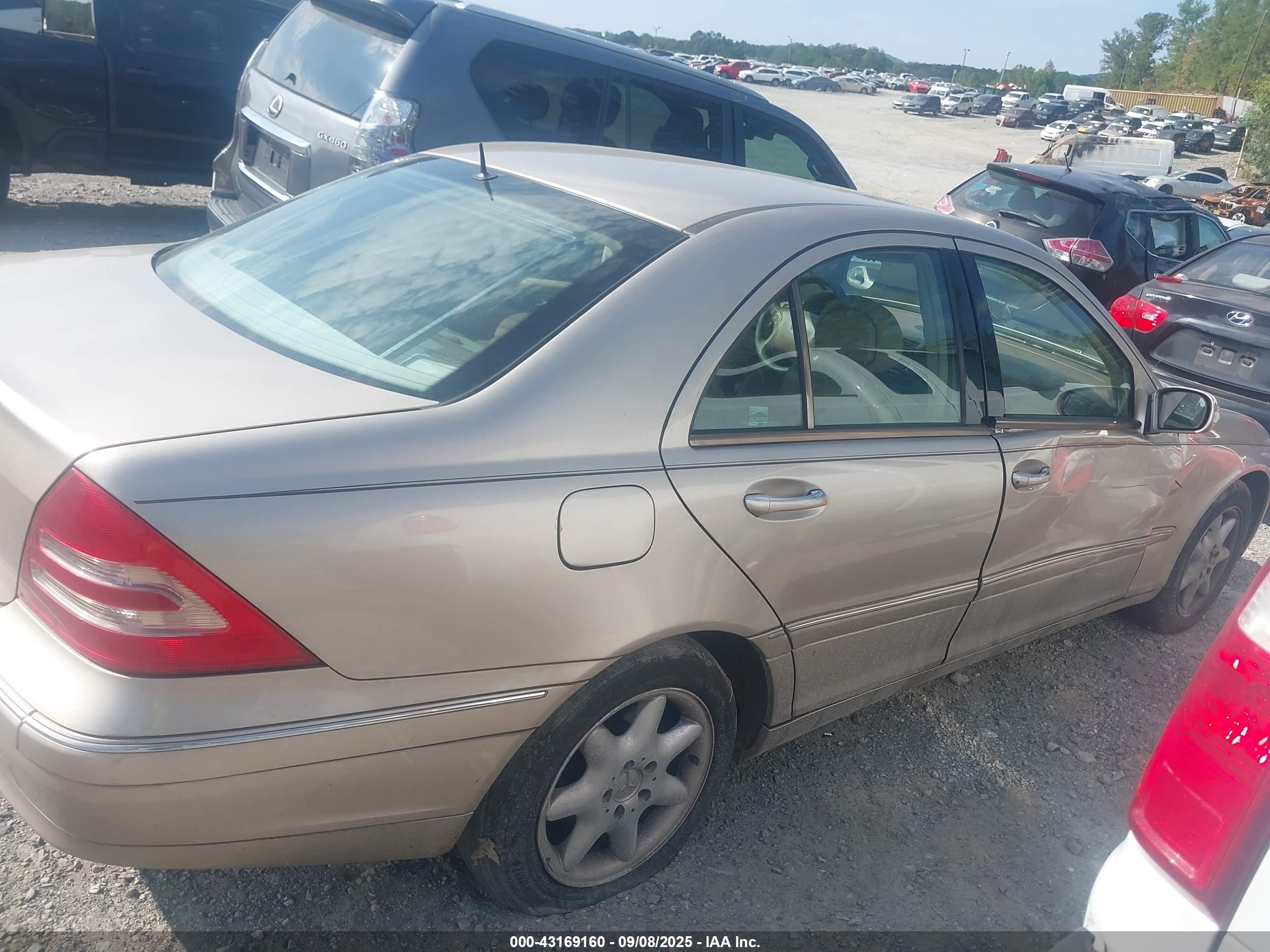 2001 Mercedes-benz C 320   Tan vin: WDBRF64J91F092556