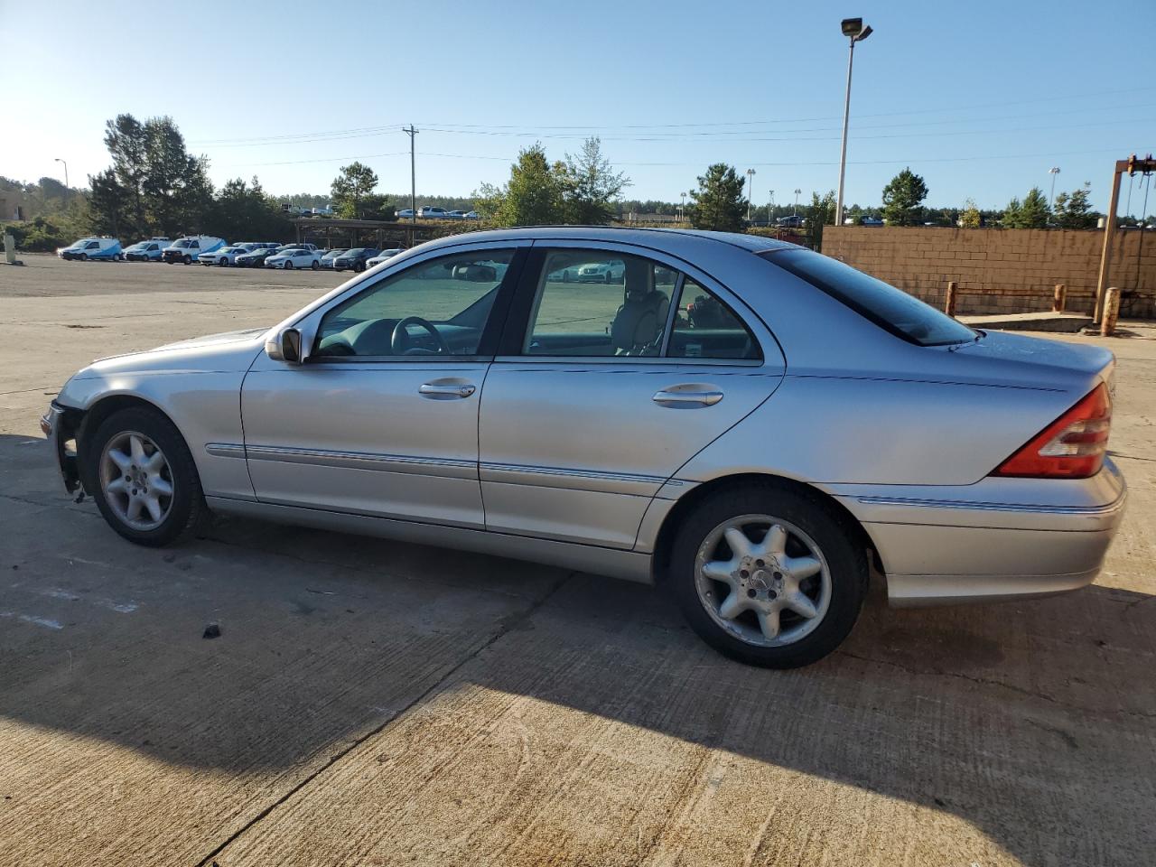 2003 Mercedes-benz C 320 Silver vin: WDBRF64J93F439273