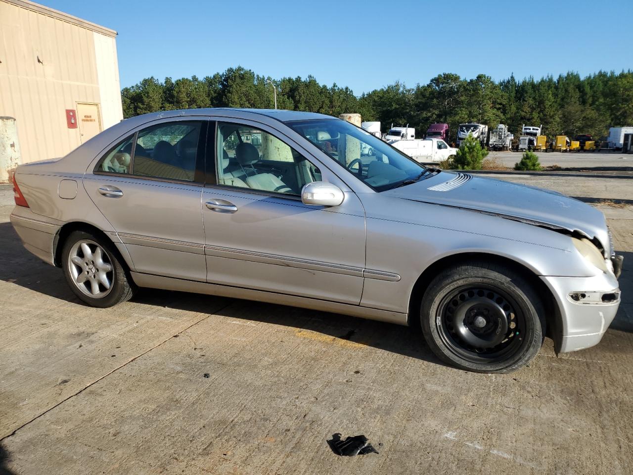 2003 Mercedes-benz C 320 Silver vin: WDBRF64J93F439273