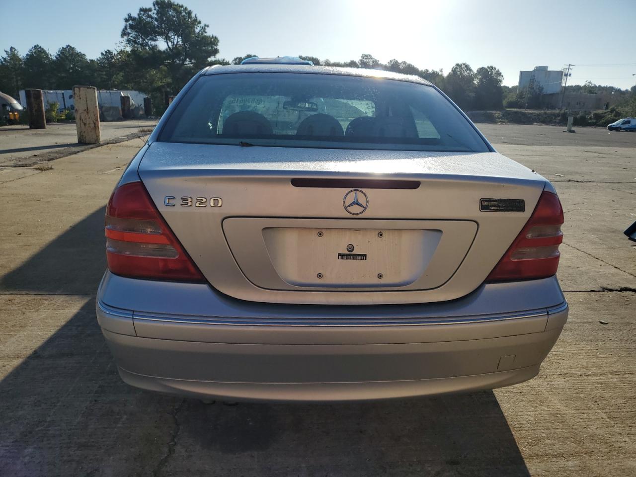 2003 Mercedes-benz C 320 Silver vin: WDBRF64J93F439273