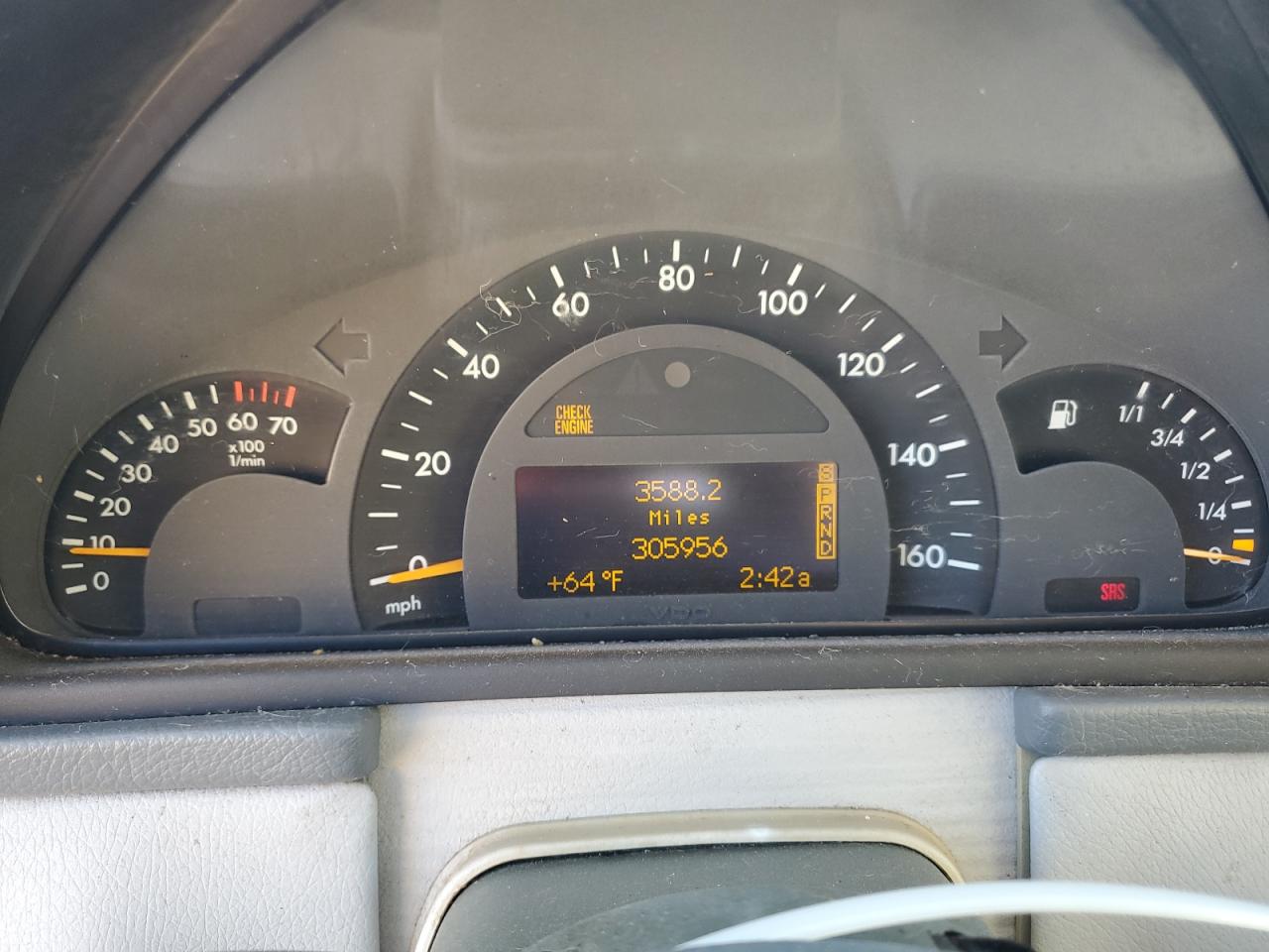 2003 Mercedes-benz C 320 Silver vin: WDBRF64J93F439273