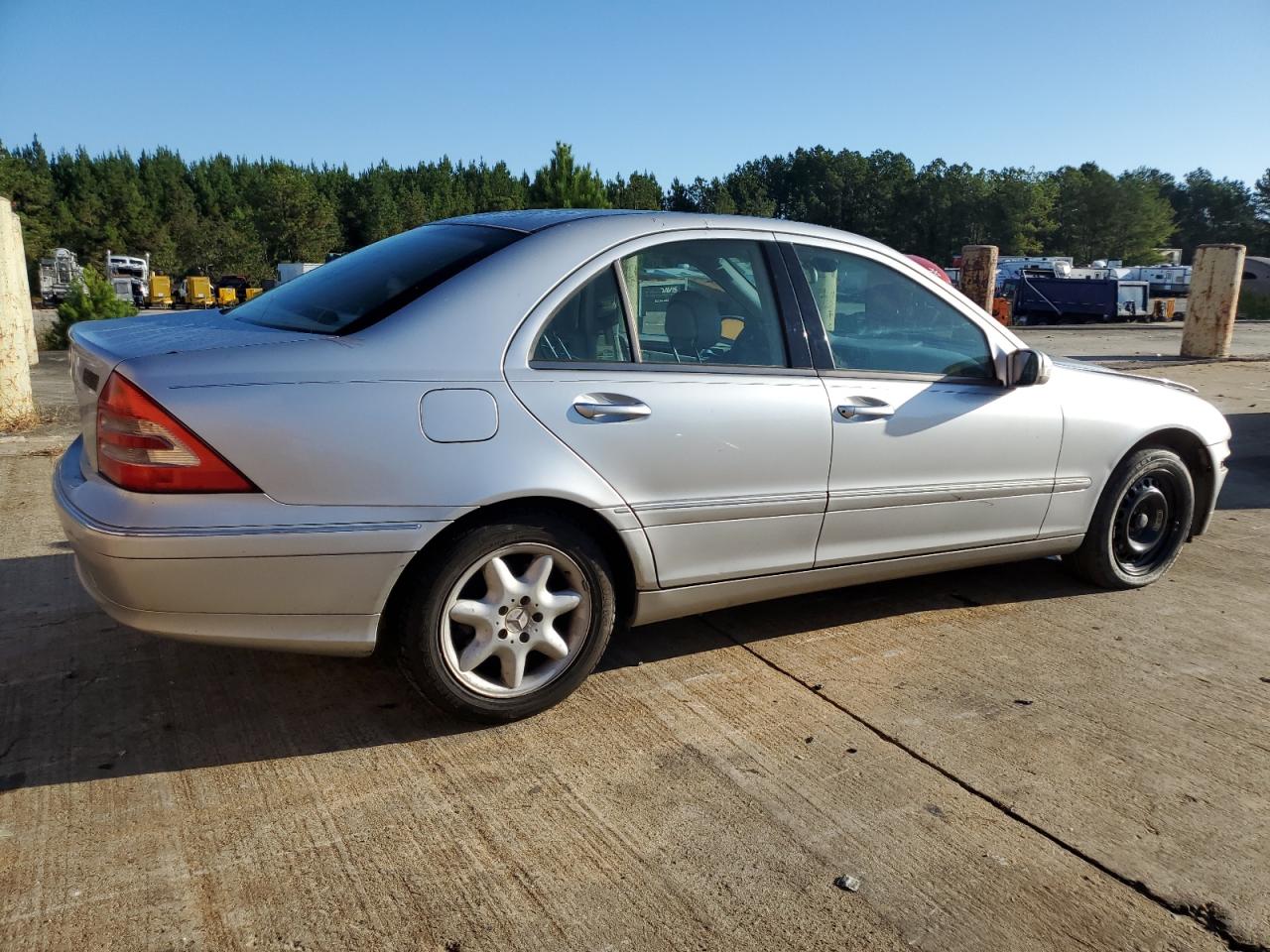 2003 Mercedes-benz C 320 Silver vin: WDBRF64J93F439273