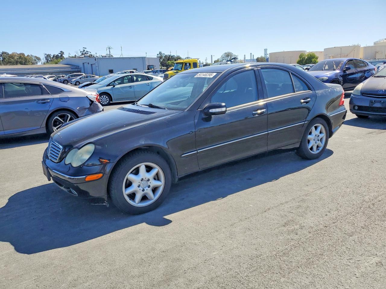 2001 Mercedes-benz C 320 Black vin: WDBRF64JX1F030602