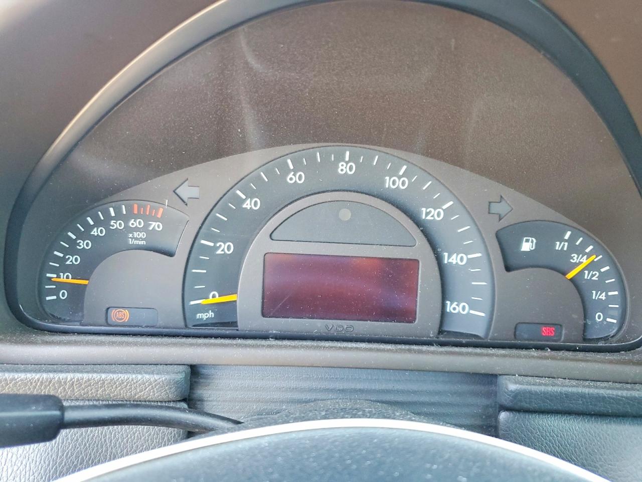 2001 Mercedes-benz C 320 Black vin: WDBRF64JX1F030602