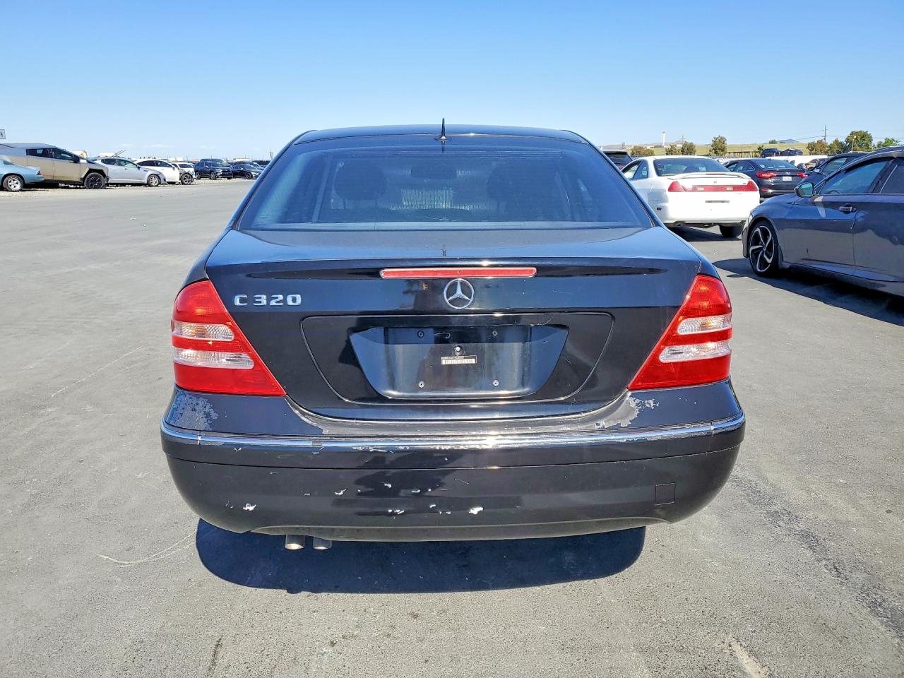 2001 Mercedes-benz C 320 Black vin: WDBRF64JX1F030602