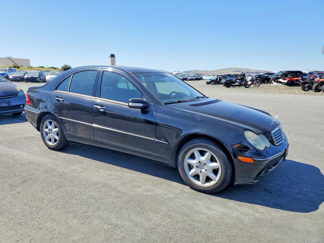 2001 Mercedes-benz C 320 Black vin: WDBRF64JX1F030602
