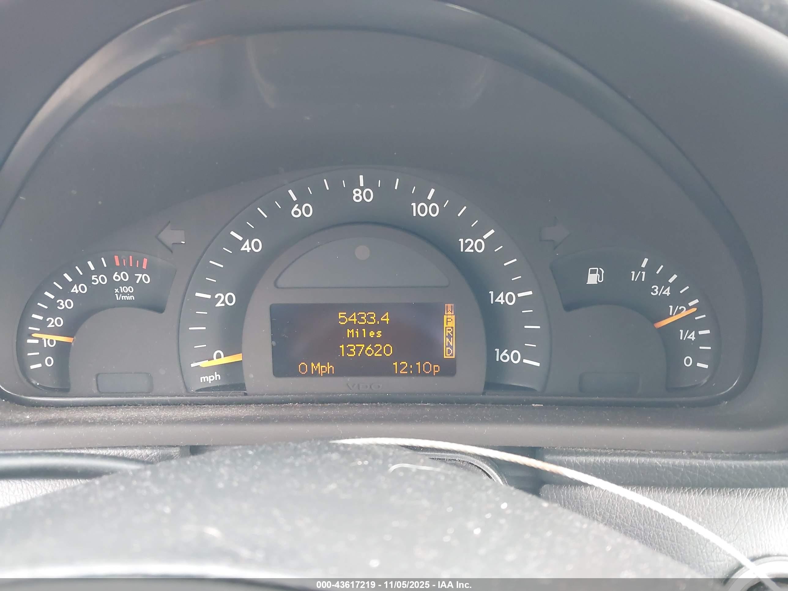 2001 Mercedes-benz C 320   Black vin: WDBRF64JX1F043754