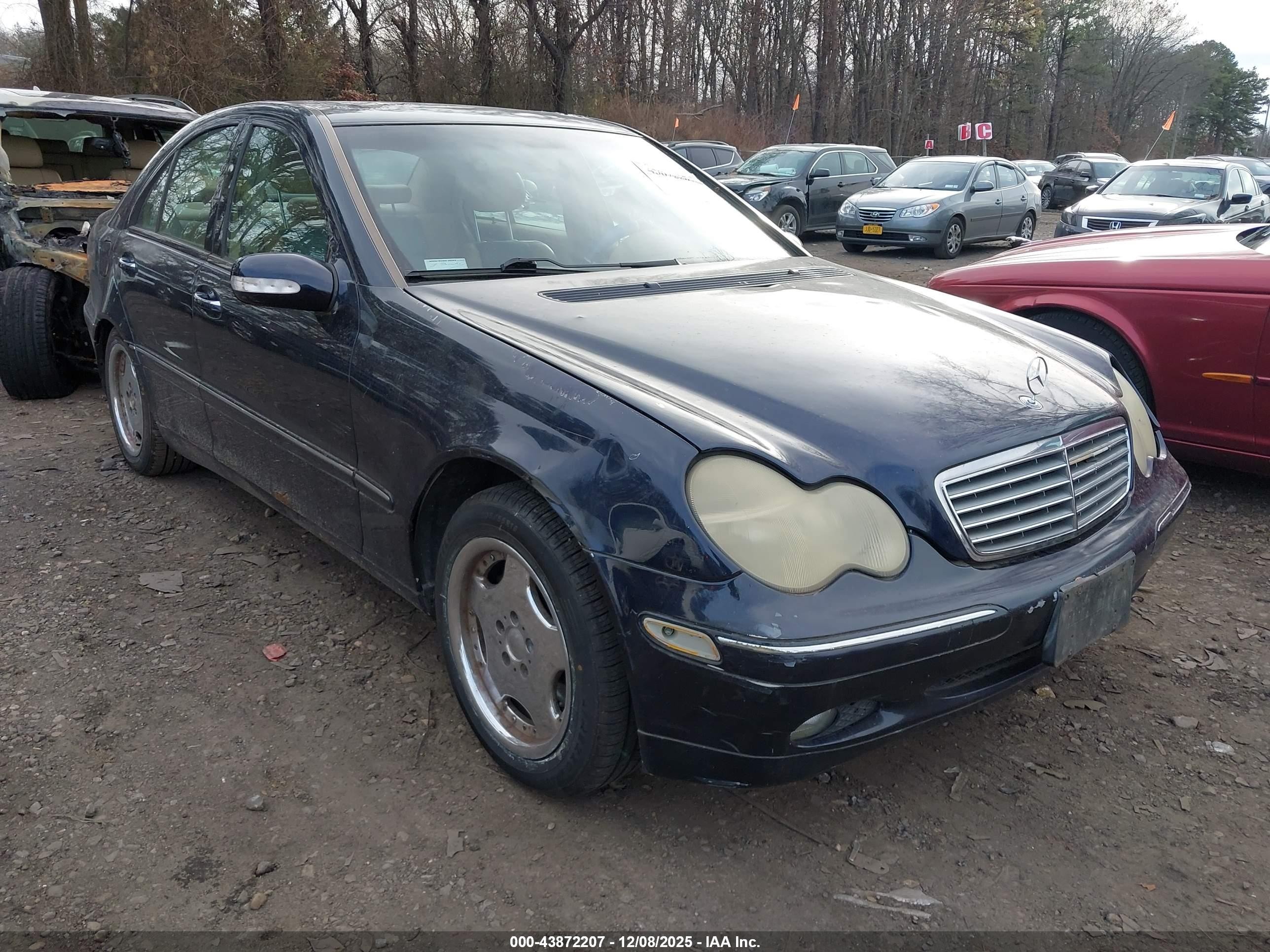 2001 Mercedes-benz C 320   Navy vin: WDBRF64JX1F076513