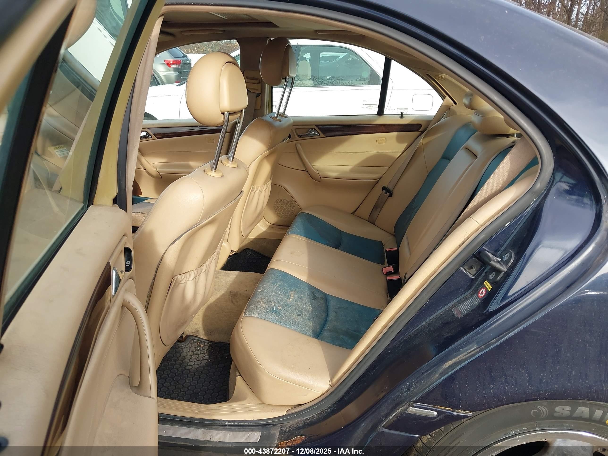 2001 Mercedes-benz C 320   Navy vin: WDBRF64JX1F076513