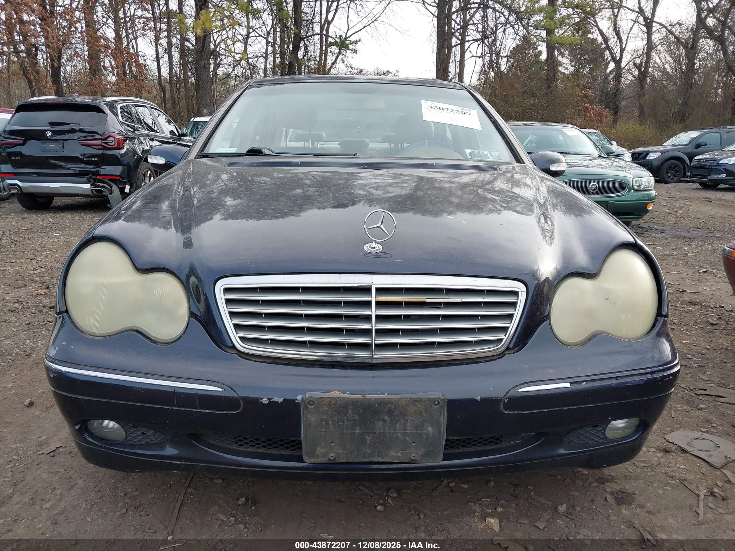 2001 Mercedes-benz C 320   Navy vin: WDBRF64JX1F076513