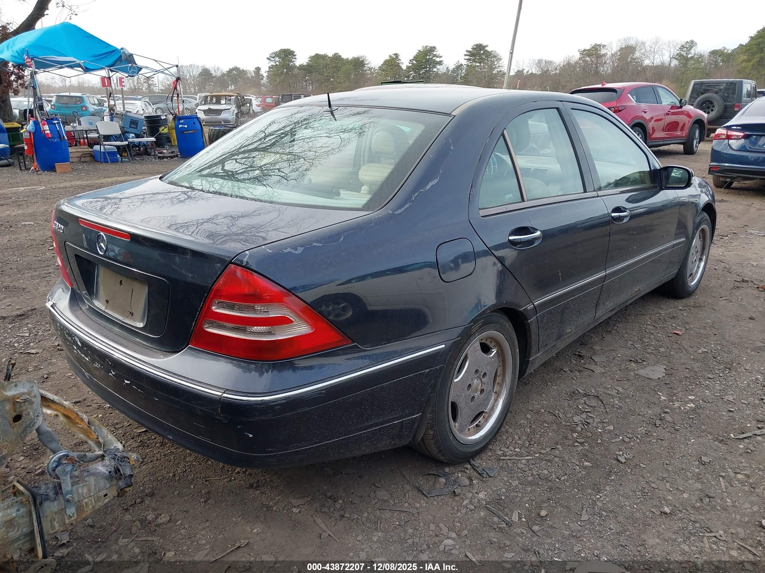 2001 Mercedes-benz C 320   Navy vin: WDBRF64JX1F076513