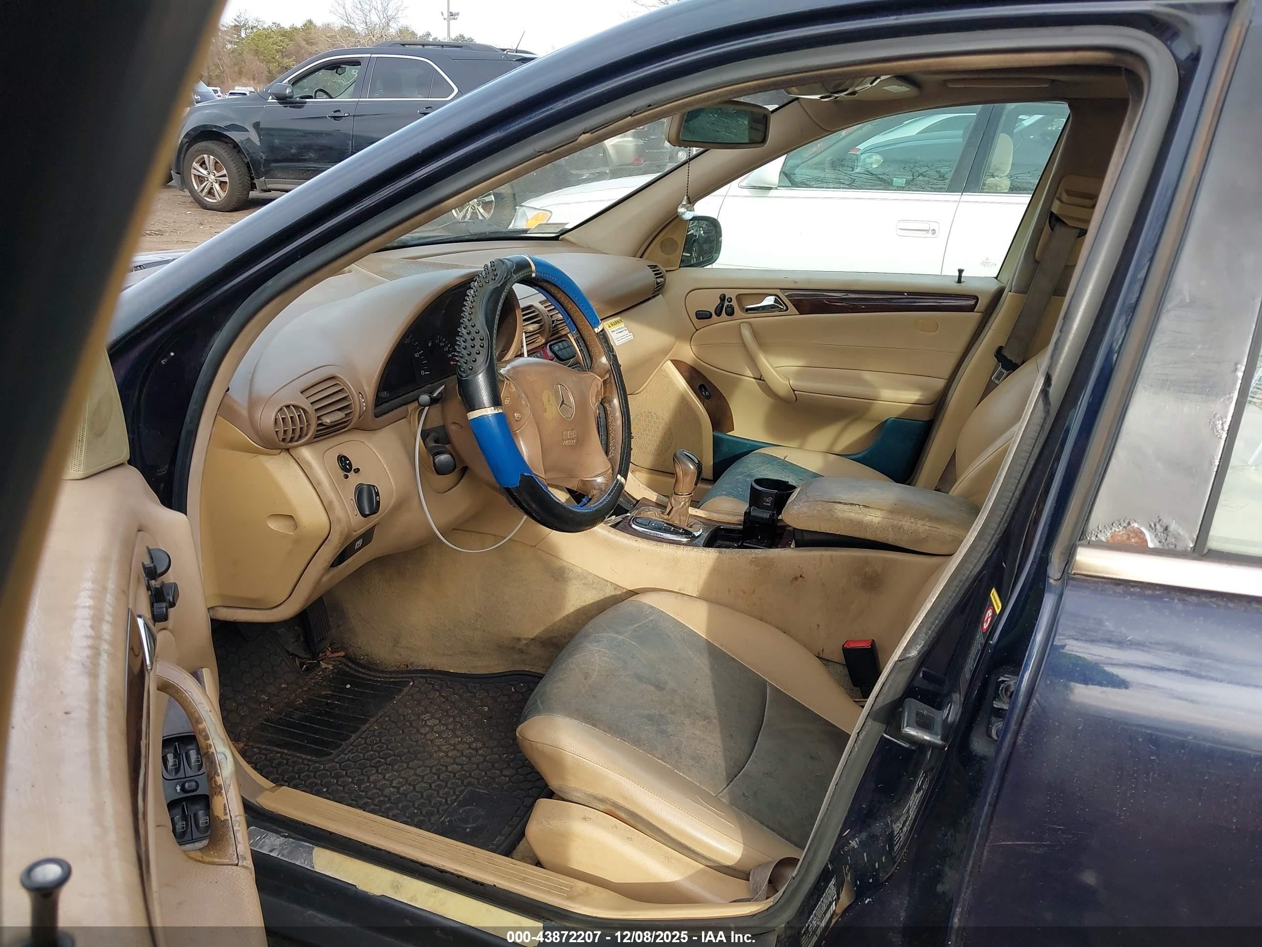 2001 Mercedes-benz C 320   Navy vin: WDBRF64JX1F076513