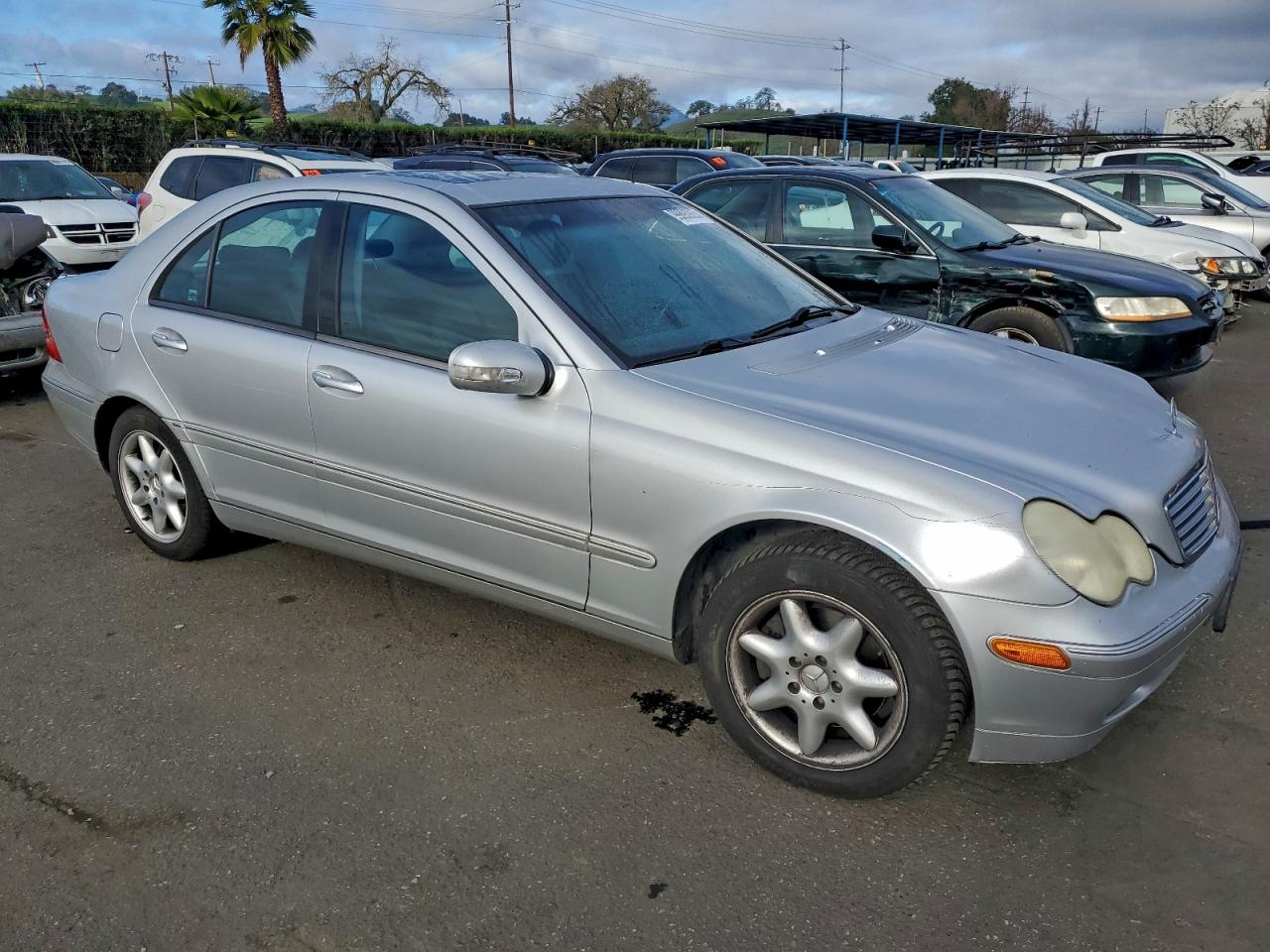 2001 Mercedes-benz C 320 Silver vin: WDBRF64JX1F094414