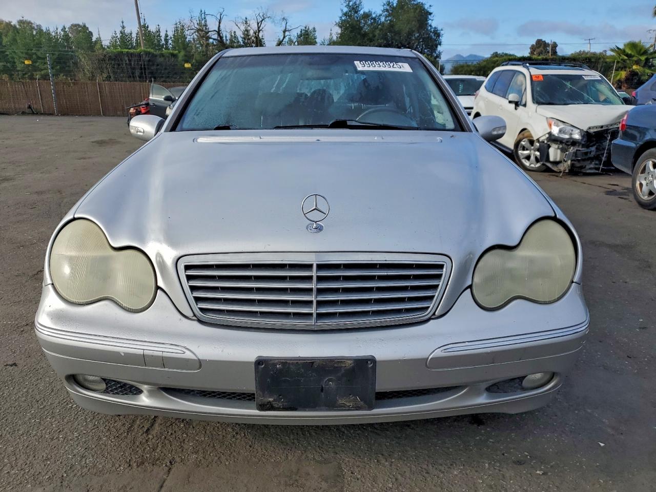 2001 Mercedes-benz C 320 Silver vin: WDBRF64JX1F094414